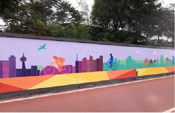 安陆墙体彩绘-围墙