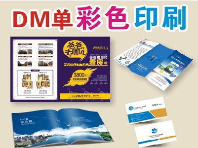 安陆单页印刷，色彩搭配简单。