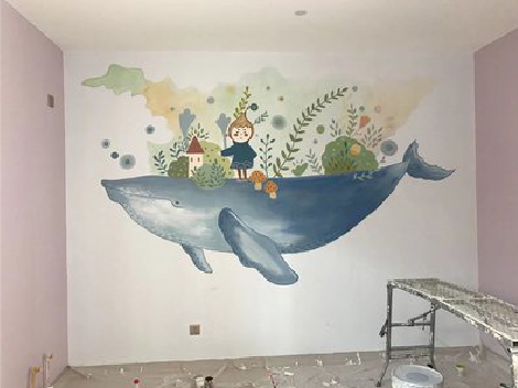 安陆手绘墙的特点及优势。